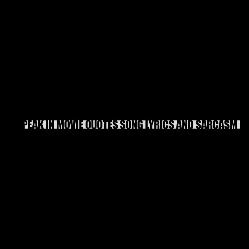 speak lyrics and sarcasm