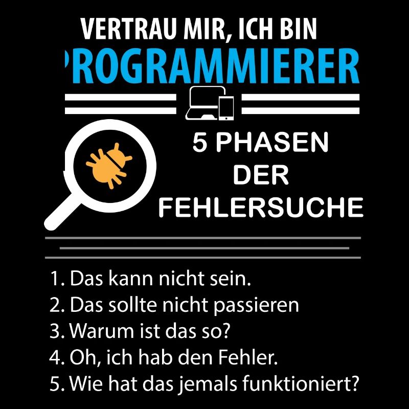 Vertrau mir ich bin Programmierer Nerd Geek