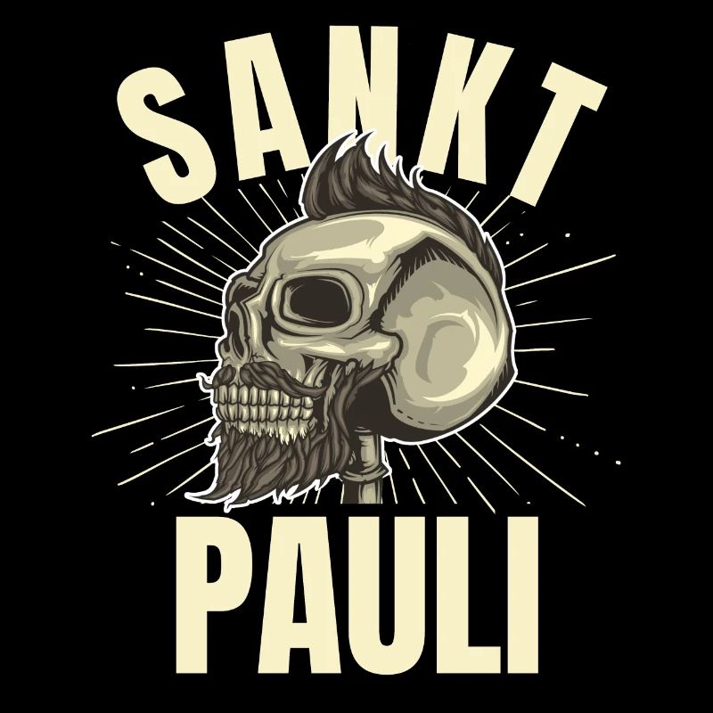 St Pauli. Éventail St pauli Éventail Paulianer Hamburger