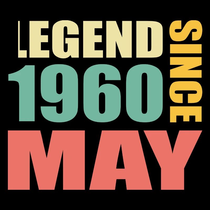 63rd Birthday May Vintage 1960 Gift Idea