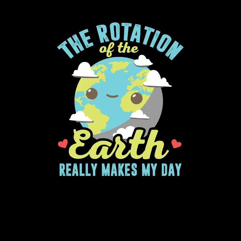 Earth's rotation really makes my day