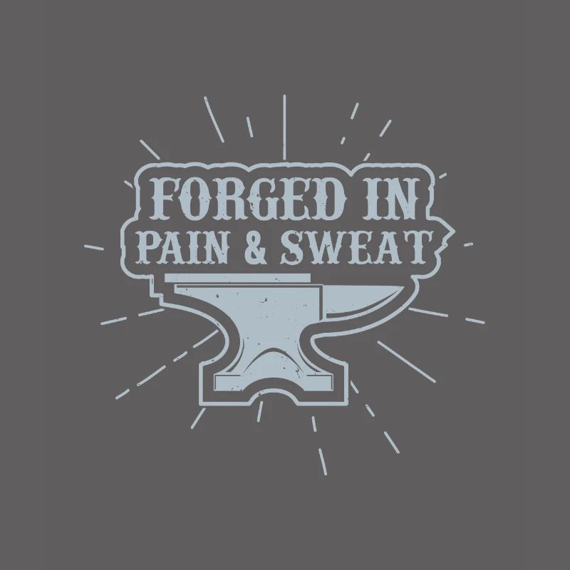 Forgé dans Paing & Sweat Iron Blacksmith Tool