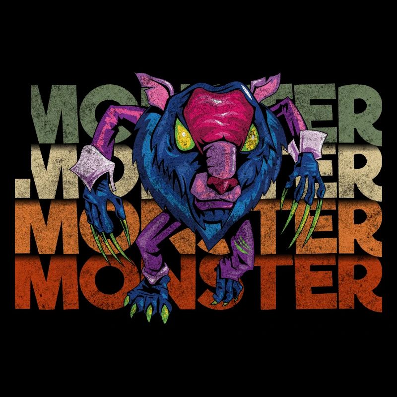 Horror Comic Creepy Monster Hunter