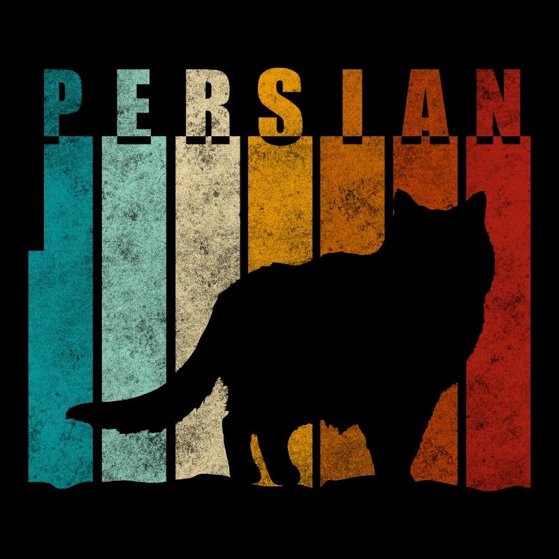 Éventail de chat persan