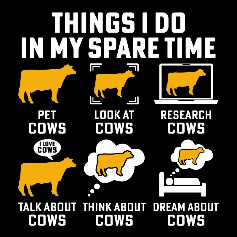 Things i do in my spare time cows funny cows