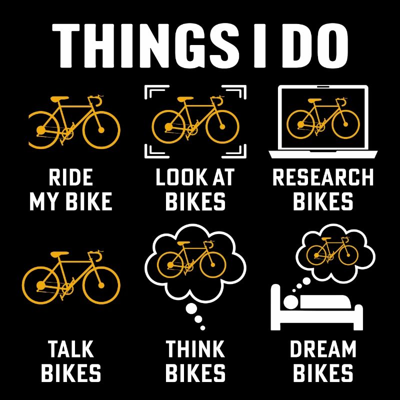 things i do ride my bike
