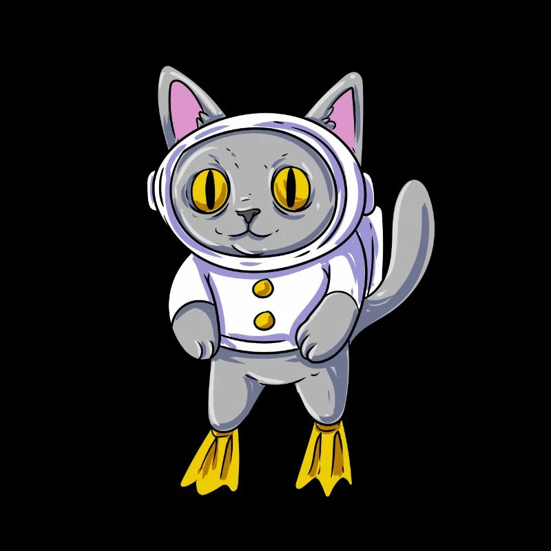 Plongeur sous-marin de plongée pour chats