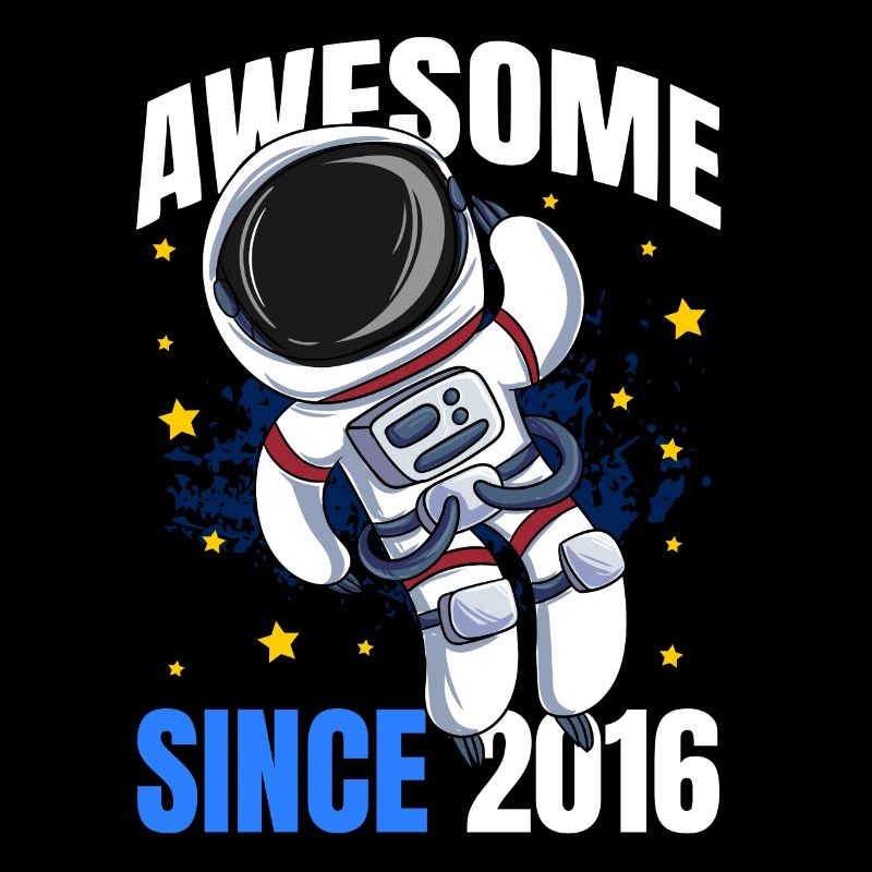 Genial seit 2016 - 7. Astronaut Geburtstag