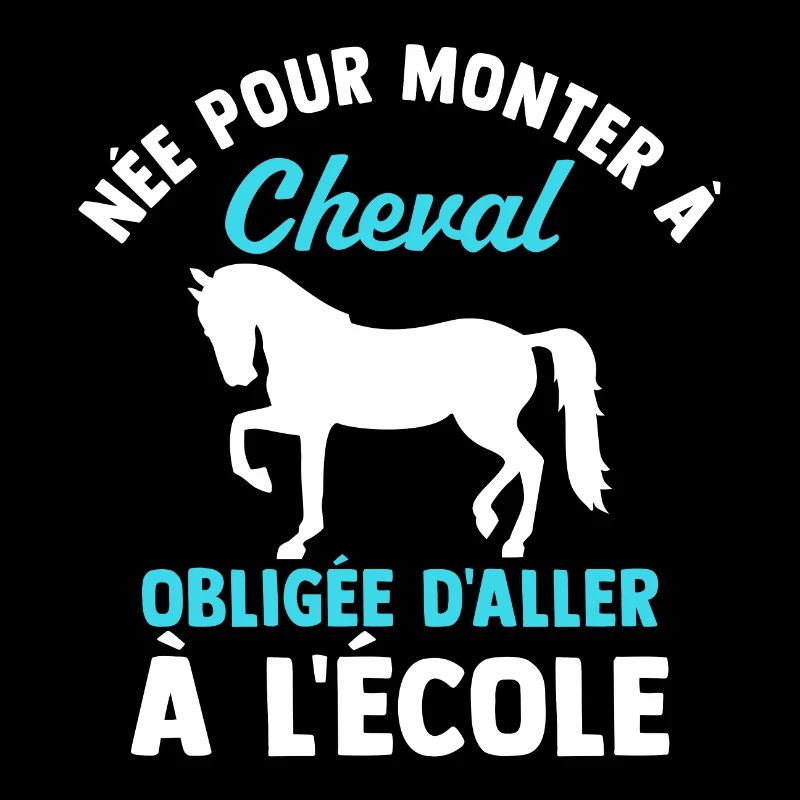 née pour monter à cheval obligée d'aller à l'école