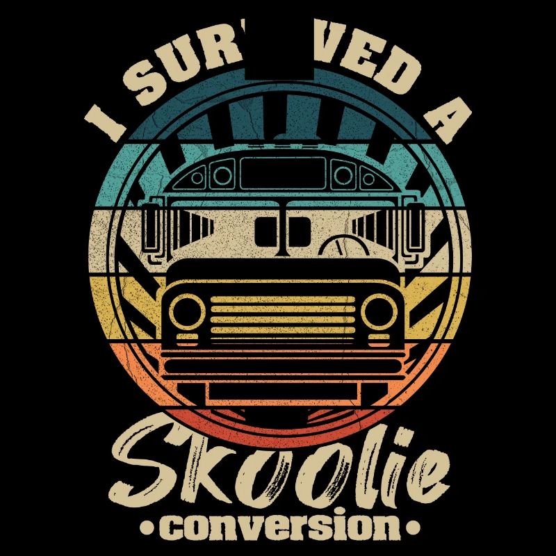 Camping Bus Saying for a Skoolie Tinker