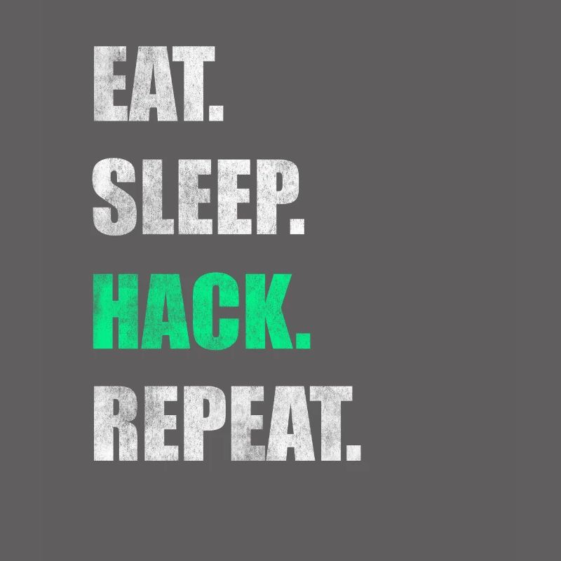 Manger Sleep Hack Répéter Hacker Hacken