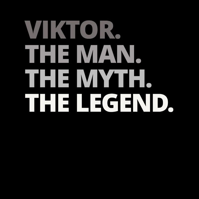 Viktor Name Sort Cadeau