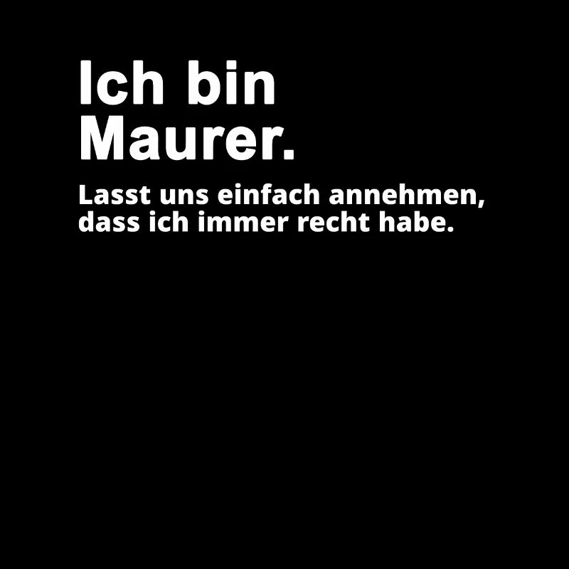 Maurer Spruch Geschenk