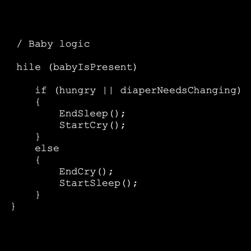 Baby logic programmer gift idea