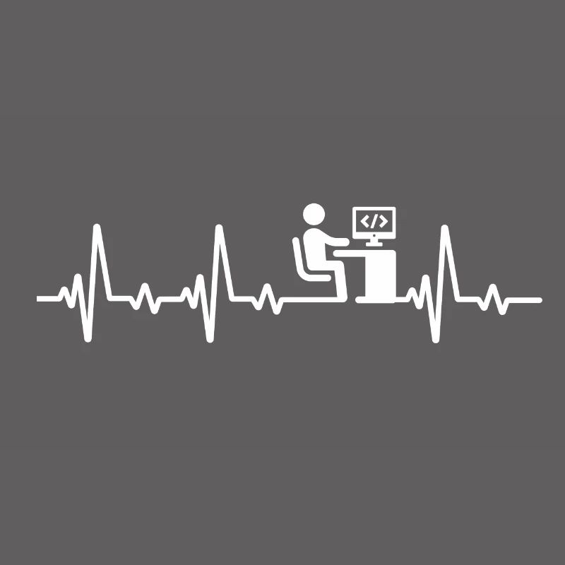 Programmer Heartbeat Computer Scientist code