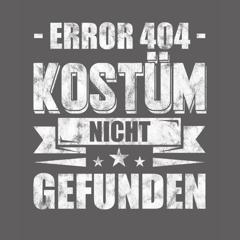 Error 404 Karneval Kostüm Programmierer