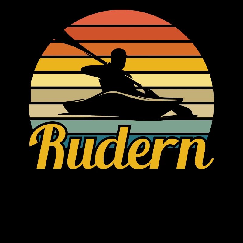 Rudern Ruderer Ruder Retro Geschenkidee