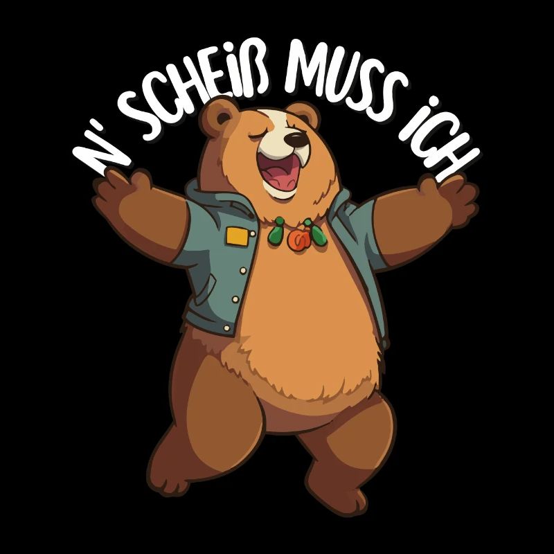 Bärenstarkes Bären-Design mit sarkastischem Spruch