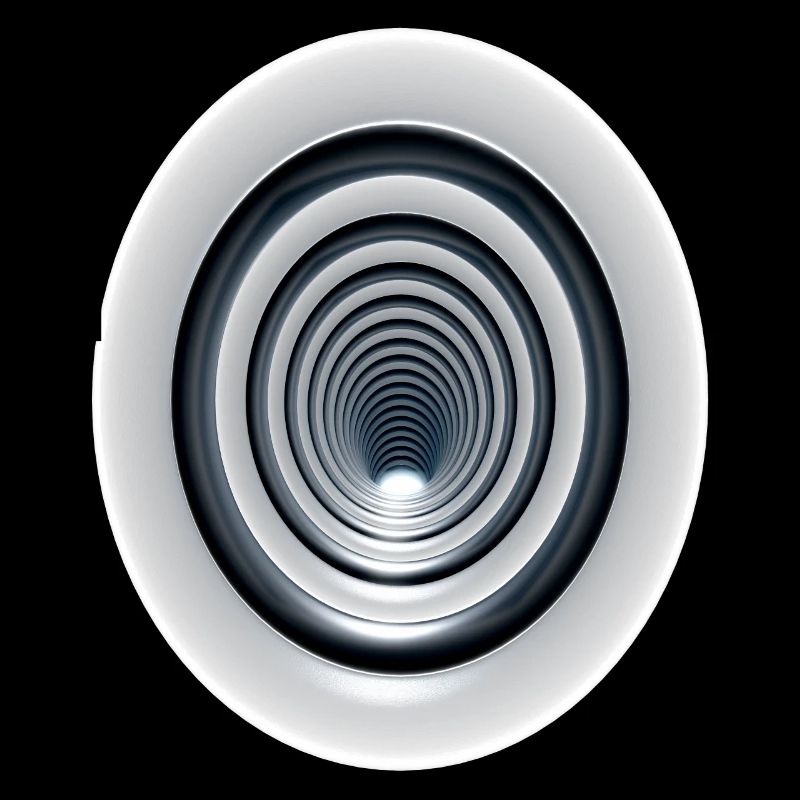 3D vortex effect with swirl / 3D effect swirl