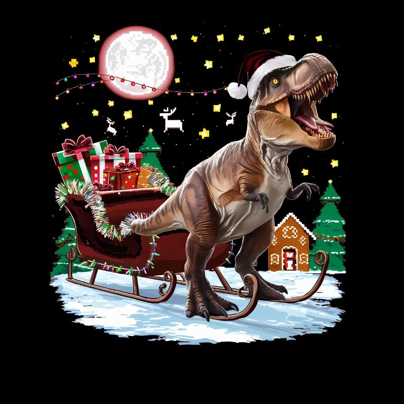 Dinosaure Moche Noël Noël Trex
