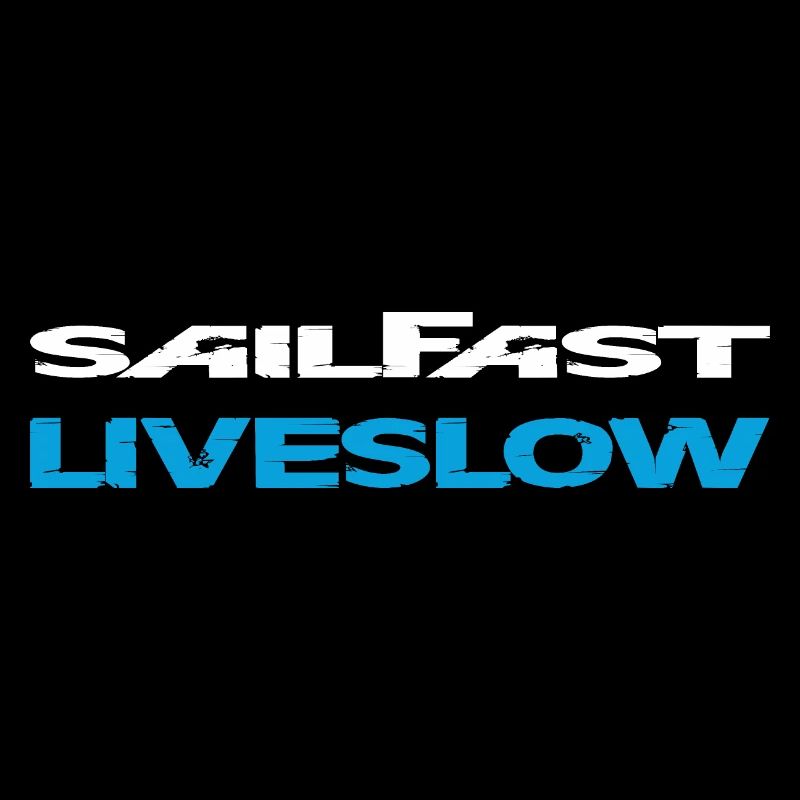 Sail Fast Liveslow blanc