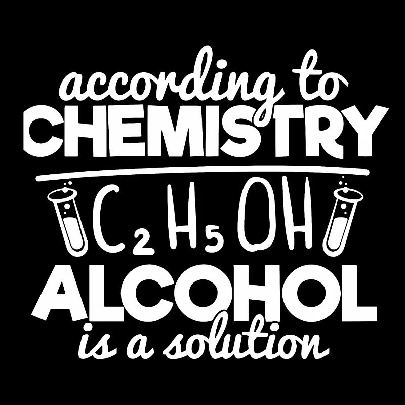 Selon la chimie, l'alcool est une solution