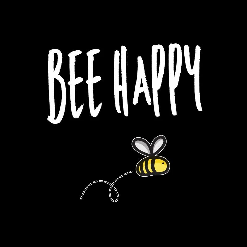 Bee happy bee beekeeper wasp honey saying bees