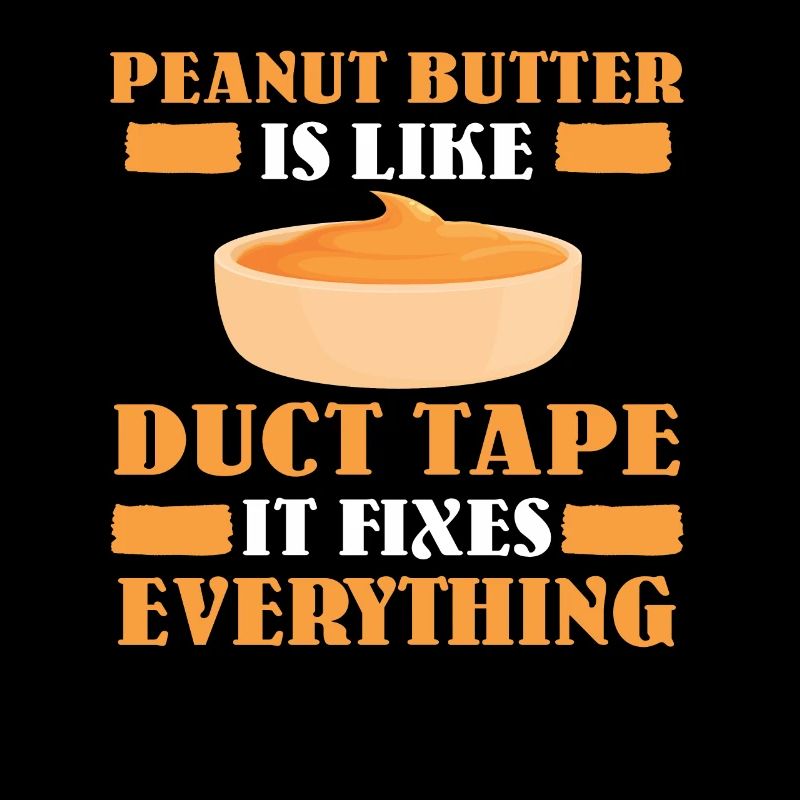 Lustiger Erdnussbutter Spruch