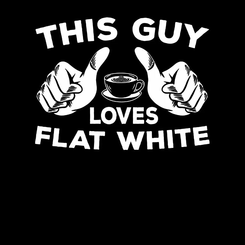 Flat White Kaffee Liebhaber