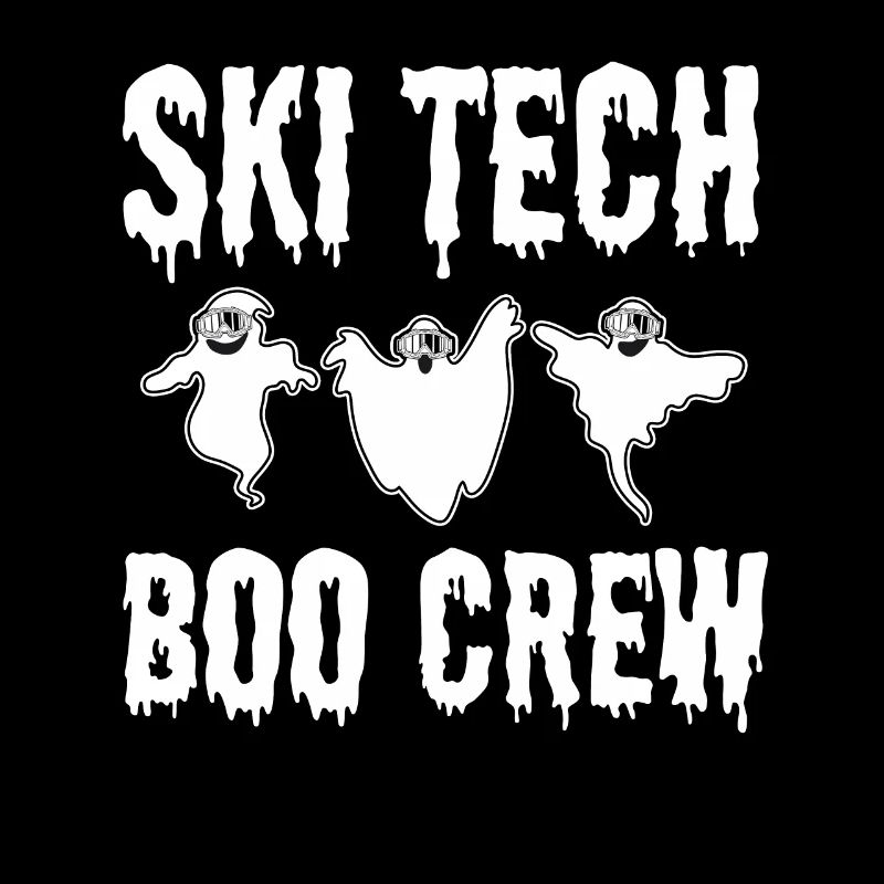 Ski Tech Boo Crew Halloween Ghosts