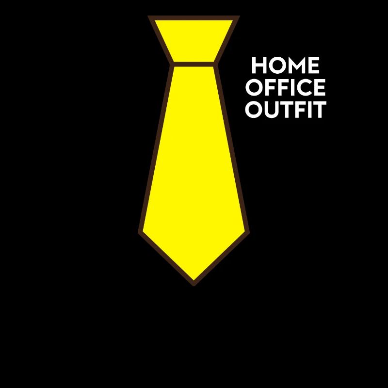 Drôle de Home Office Accessoires Cravate jaune