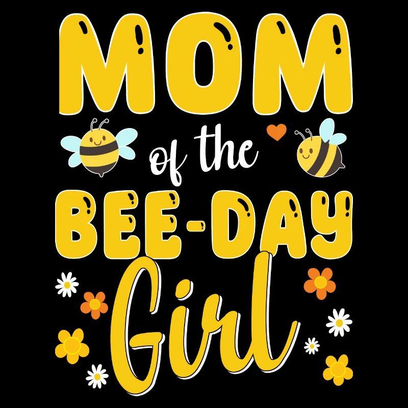 Mutter des Bee Day Mädchens Geburtstag