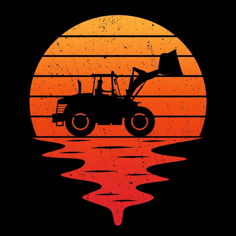 Retro wheel loader