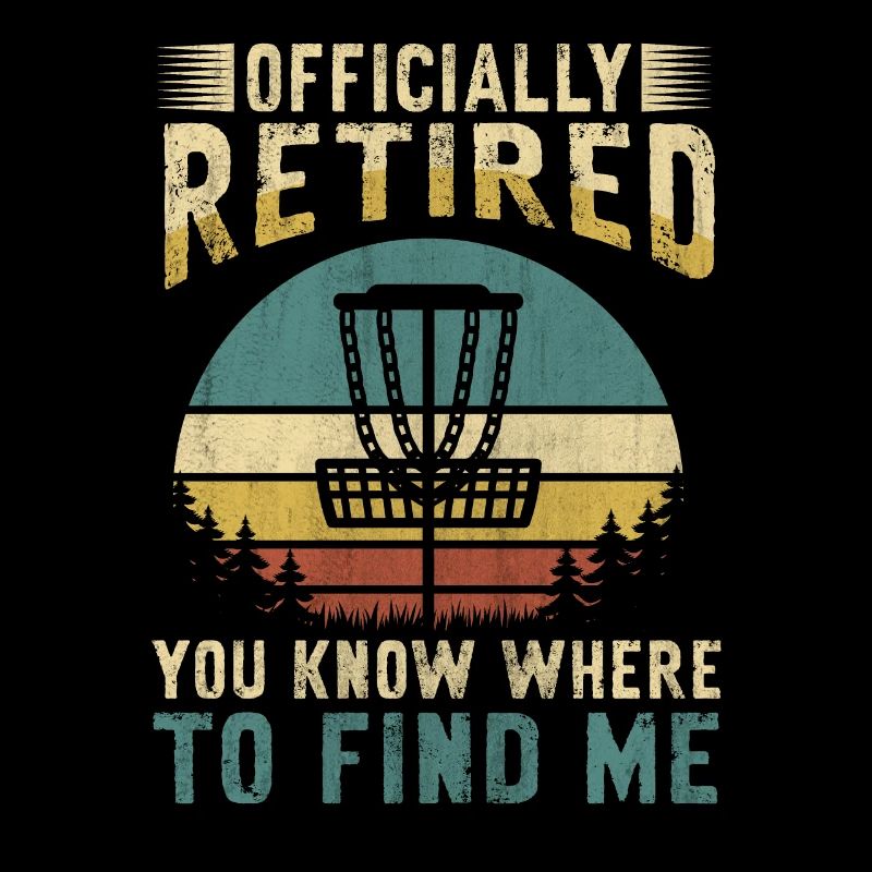 Officially Retired Disc Golf Retiree Gift