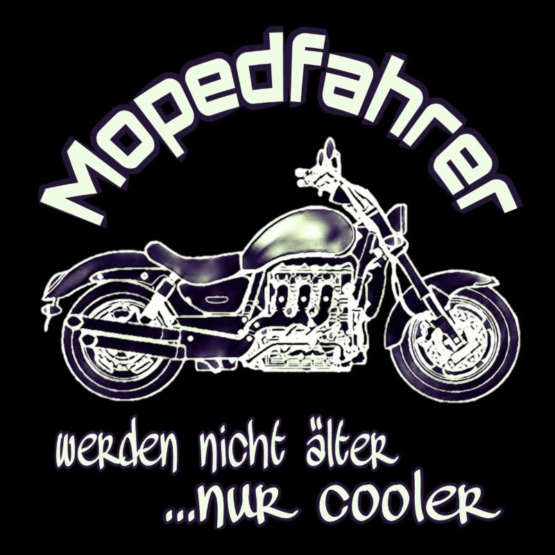 Mopedfahrer Spruch Motorrad Rocket 3