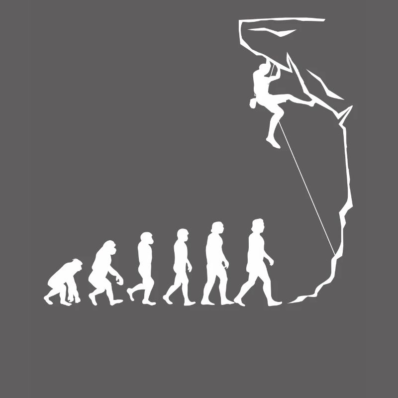 Evolution des Kletterns, Bouldern, Bergsteigen