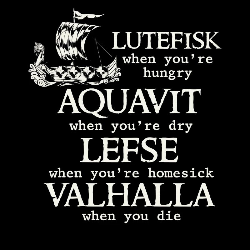 Poe scandinave, Viking, Lutéfisk