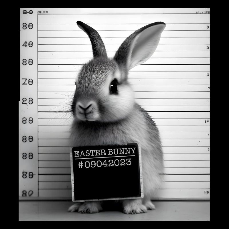 Funny Easter bunny design for rabbit breeders