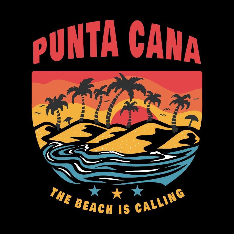 Conception de plage de Punta Cana