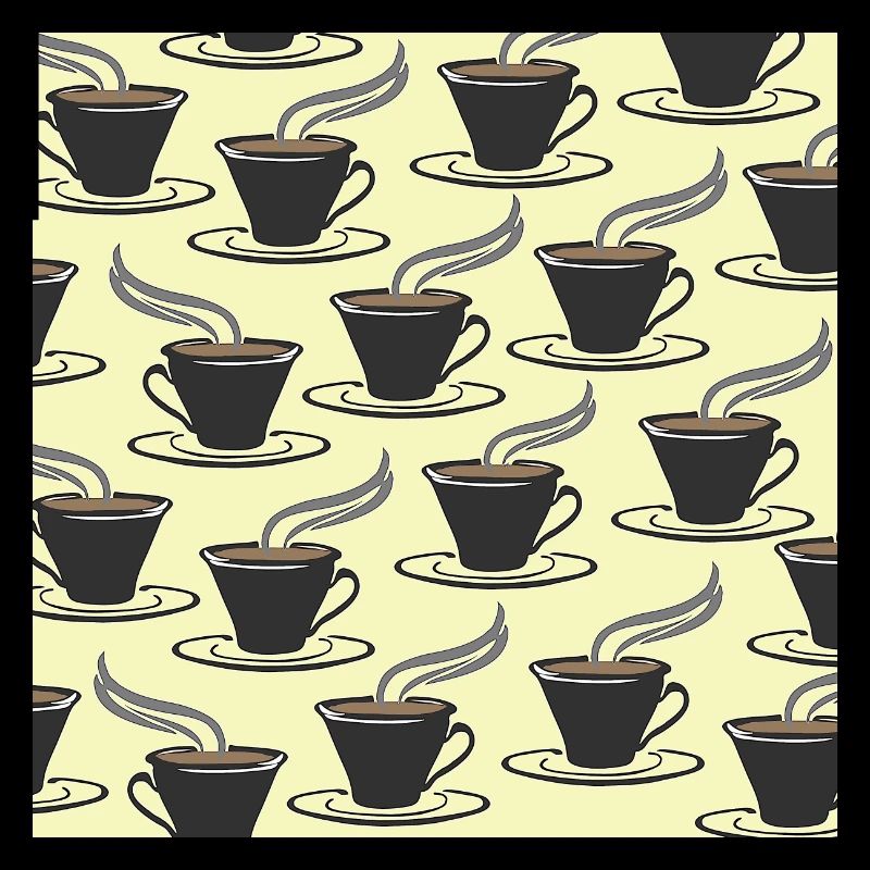 tolle küchenmuster, kaffeetassenmuster