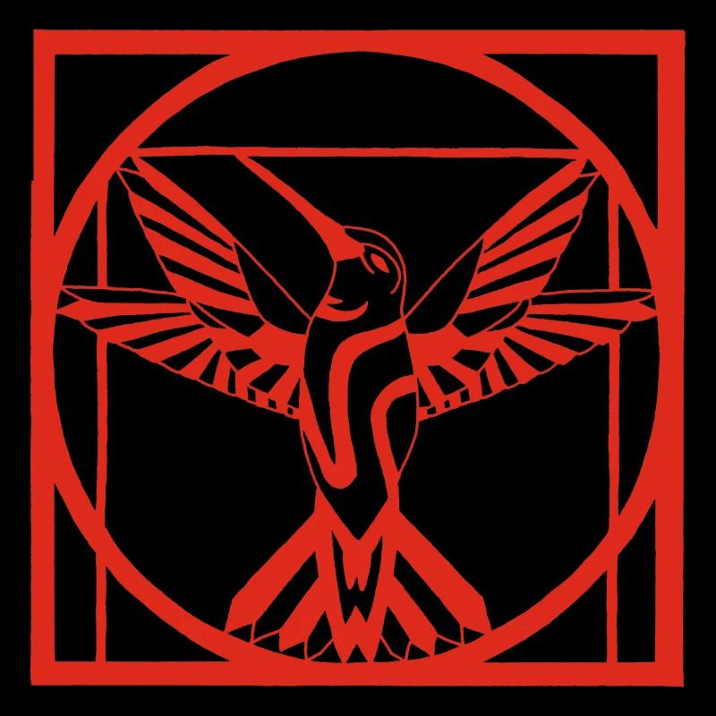 Vitruvius red bird