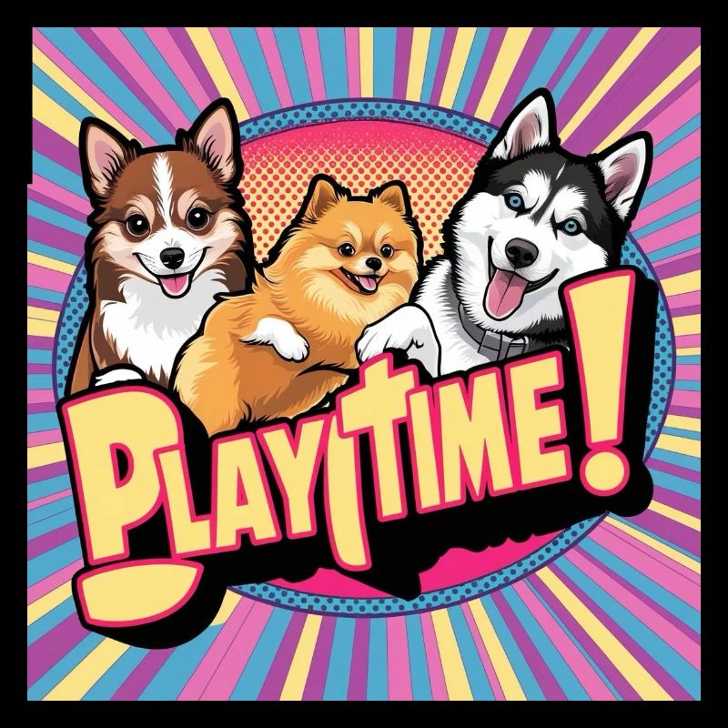Comic Dogs - Playtime
