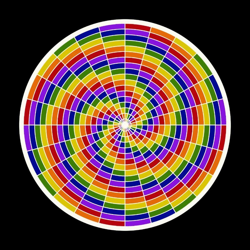 Conception d’art en spirale colorée