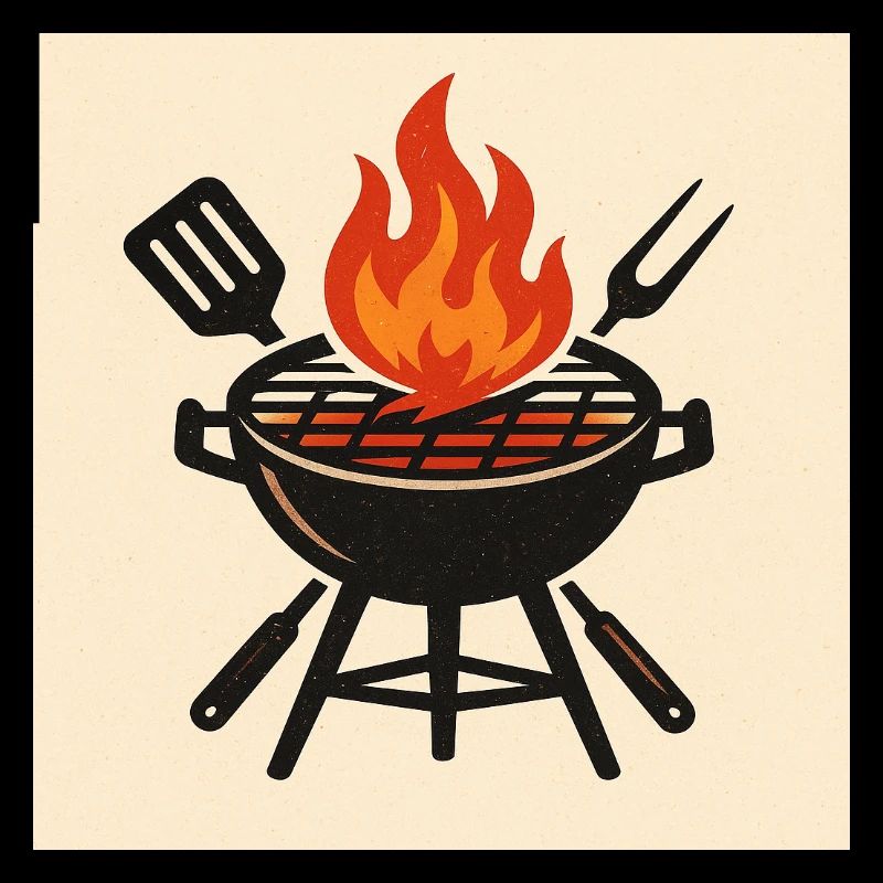 Fiery barbecue evening