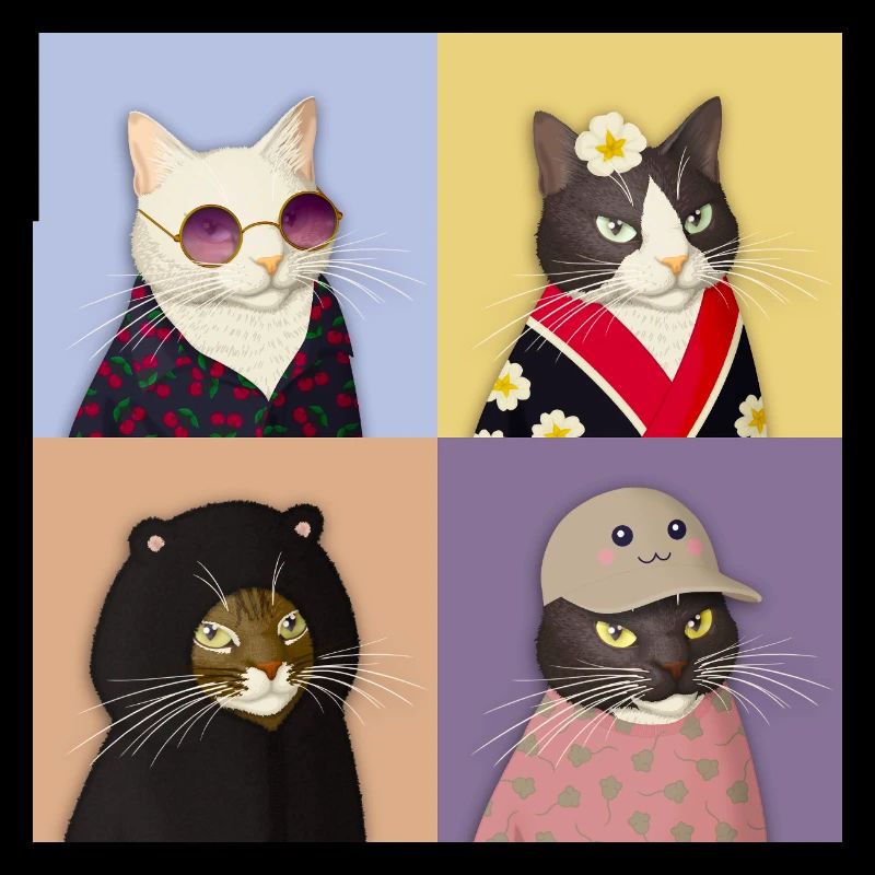 Cat Couture Quartet
