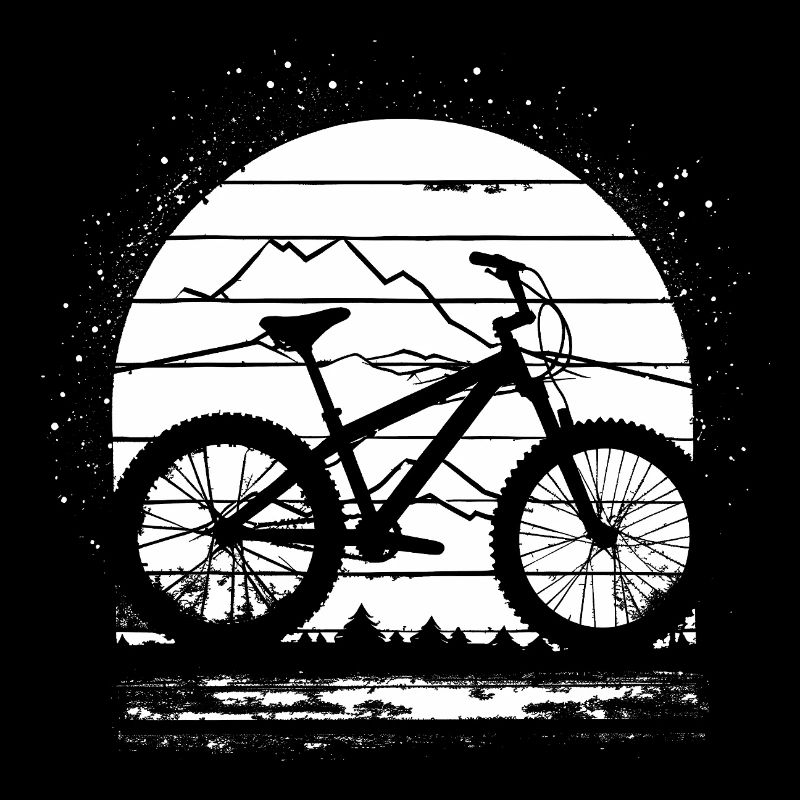 Mountain Biking Drawing