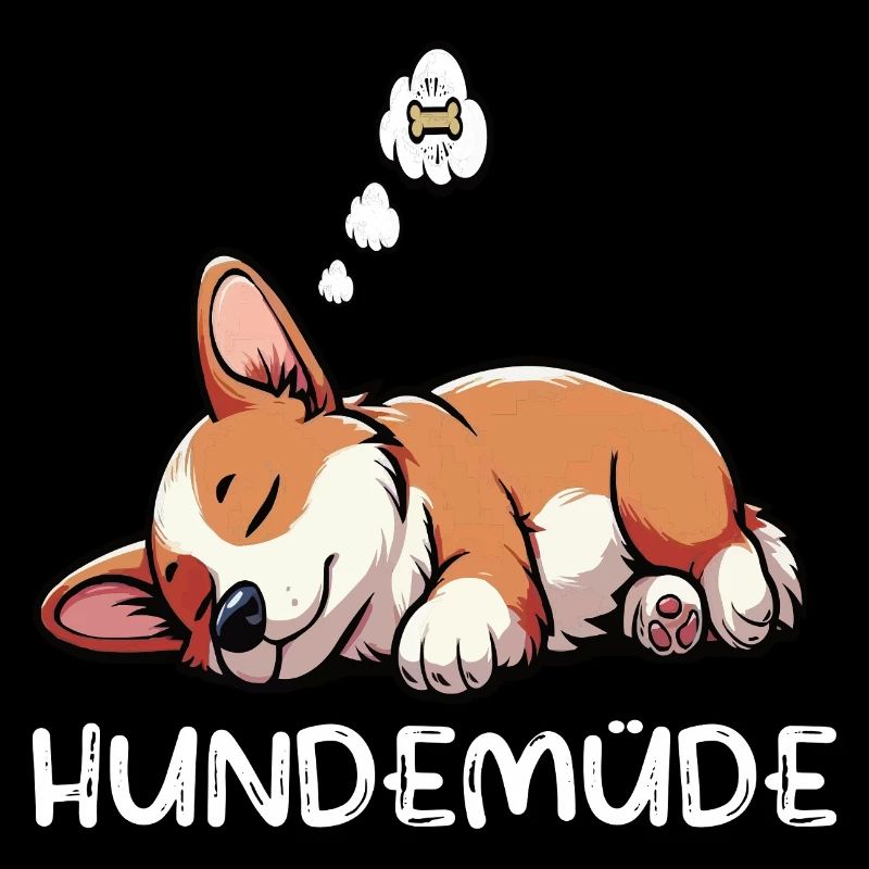 Hundemüde Corgi Corgis Welsh Corgi Corgibesitzer 