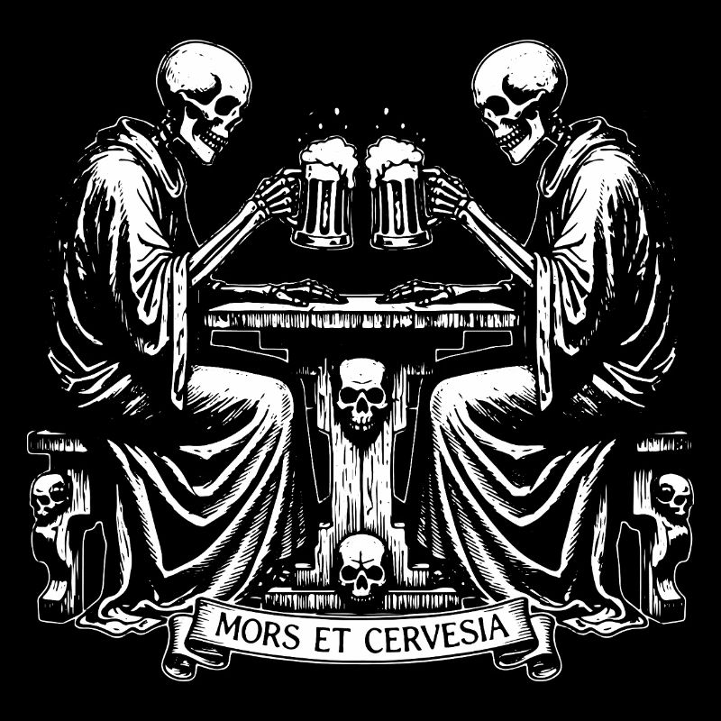 Skeleton Toast at Midnight
