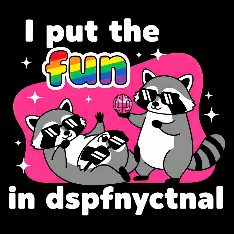 Disco Raccoons : Rainbow Fun