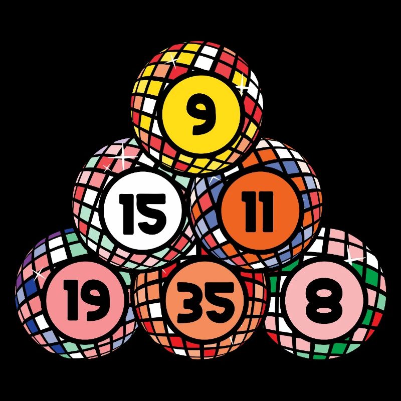 Bingo Game Bingo Balls Stack Bingo